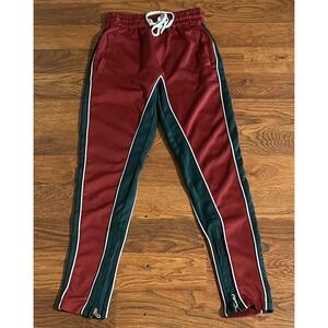 Fear of God Fifth Collection Track Pants Burgundy Green Mens Medium